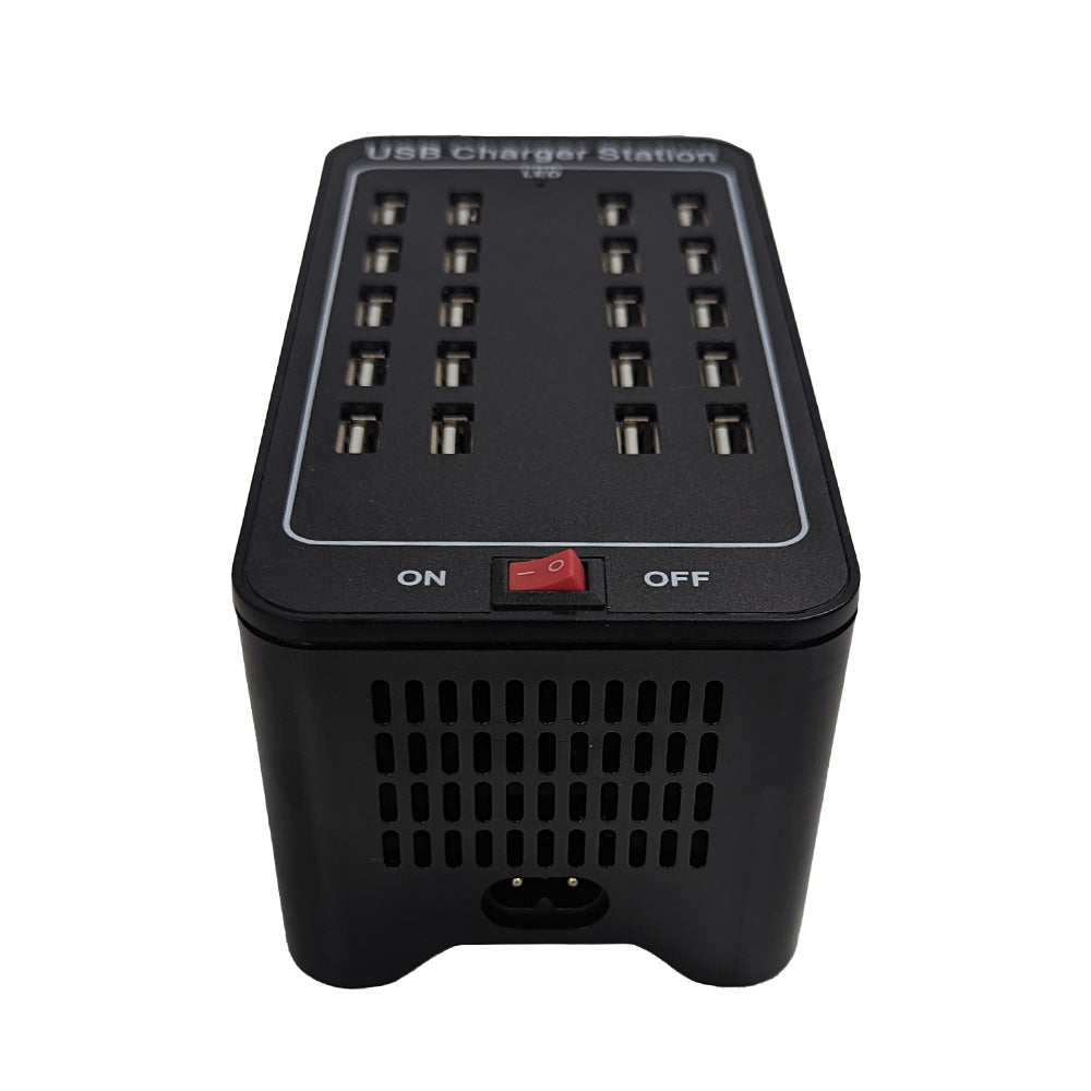 USB Charger 20 Ports HUB 25A 125W Universal Wall Desktop Fast Charging AU plug