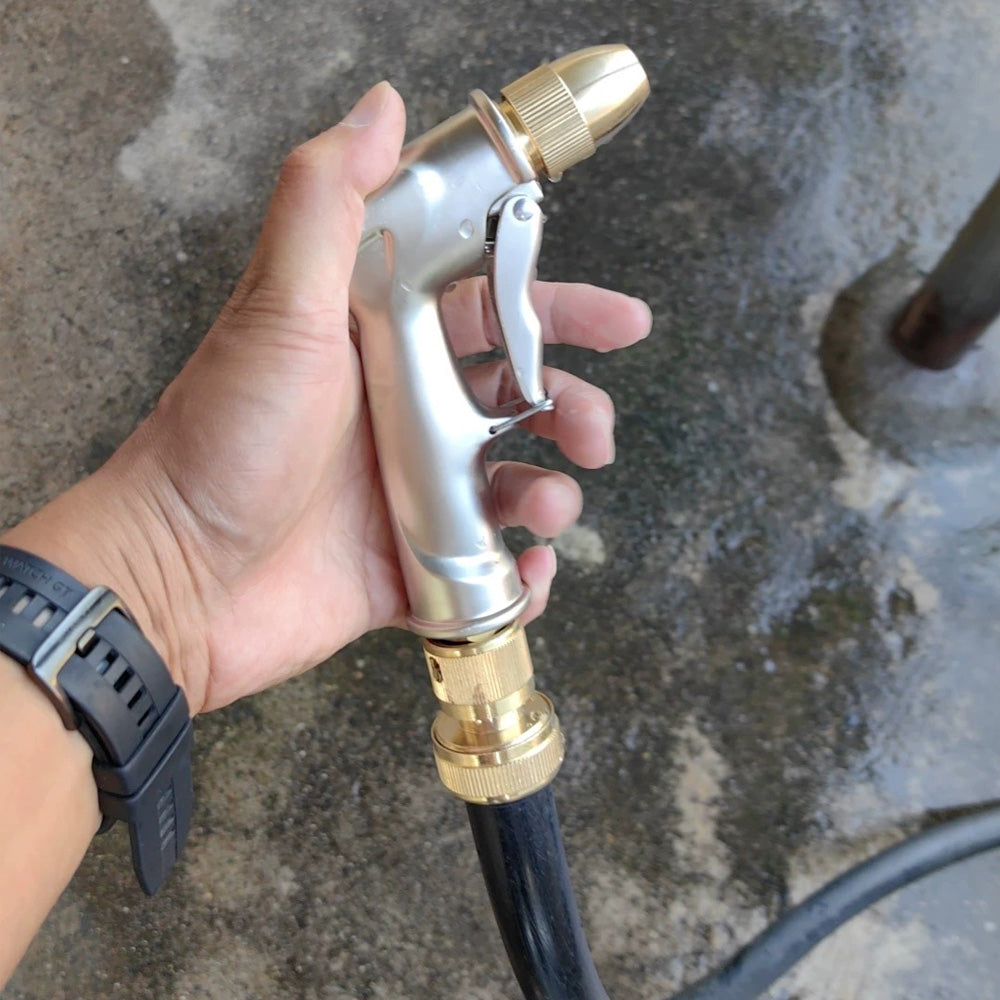 High-Pressure Water Spray Gun Brass Nozzle Car Garden Lawn Wash Sprinkler Parts