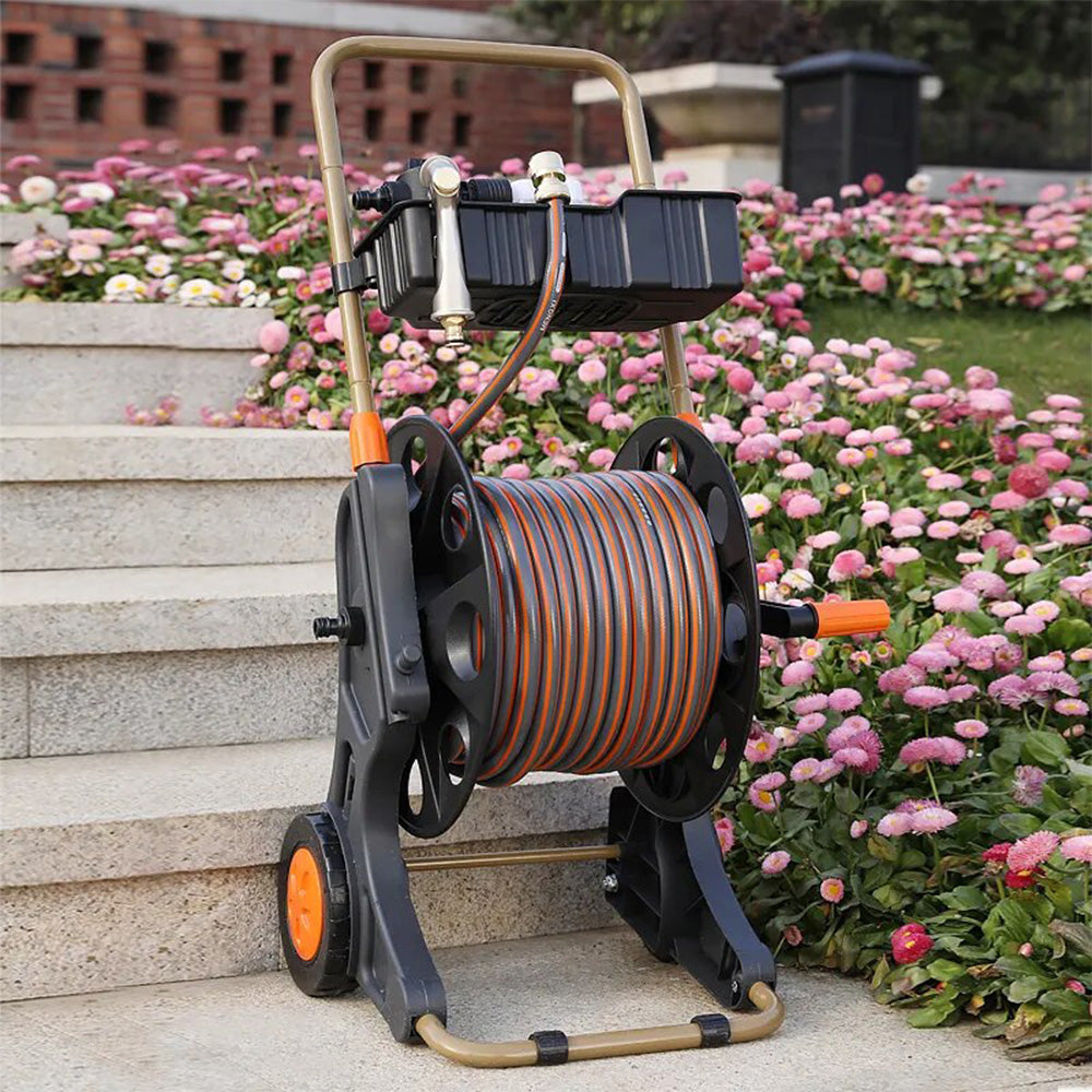 Light Duty Hose Reel Portable Hand-push Water Pipe Cart
