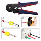 1200pcs Box Tubular Crimp Splices Electrical Wire Ferrules Connectors Set Pliers