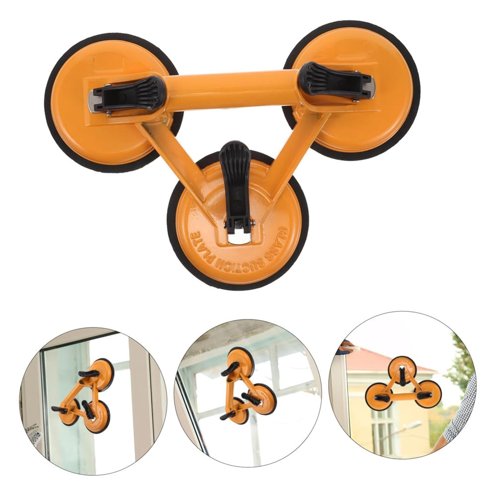 Heavy Duty Glass Lifter Triple Claw Suction Cup Tool