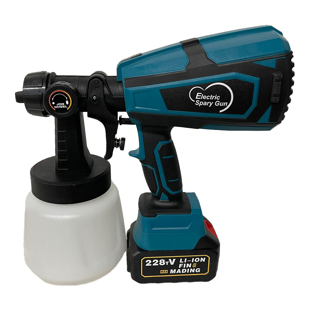 1000ML Electric Spray Gun Cordless Paint Sprayer &nbsp;Airbrush 5 Nozzle 2 Battery