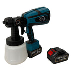 1000ML Electric Spray Gun Cordless Paint Sprayer &nbsp;Airbrush 5 Nozzle 2 Battery