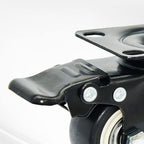 4 pcs 1.5" Heavy Duty Swivel Caster Wheels Brake Swivel Wheels