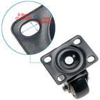 4 pcs 2" Heavy Duty Swivel Castor Wheels Trolley Furniture Caster Without Brake