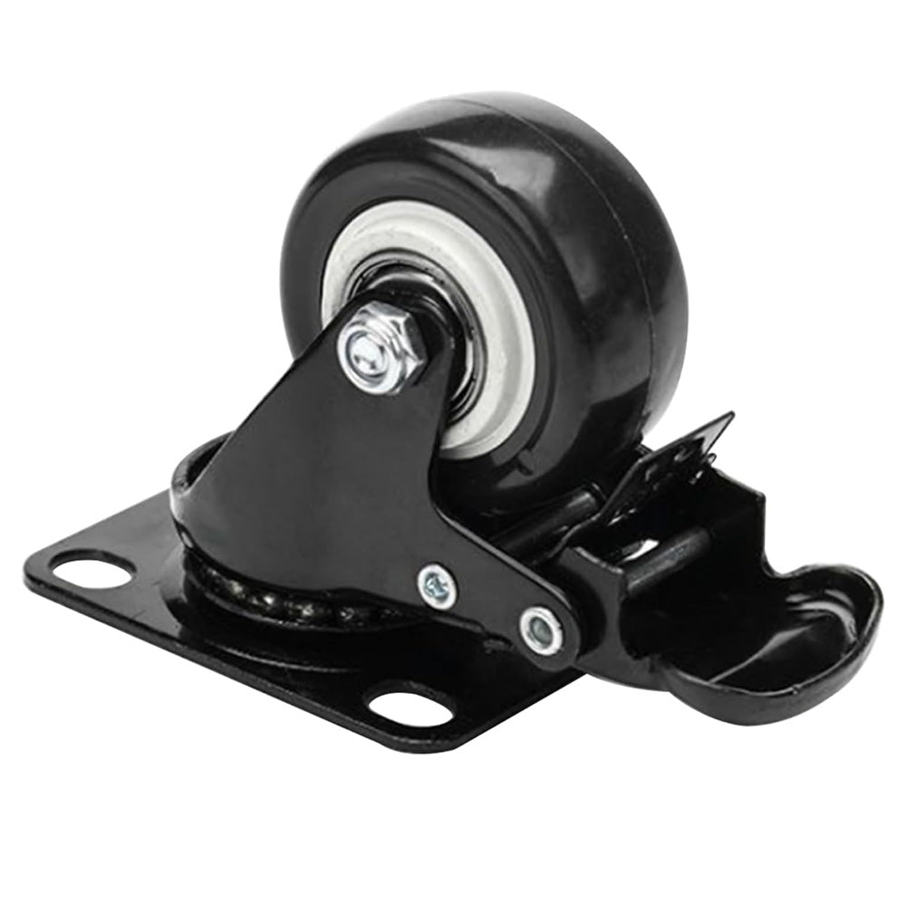 4 Pcs 2" Heavy Duty Swivel Castor Wheels Trolley Furniture Caster With Brake