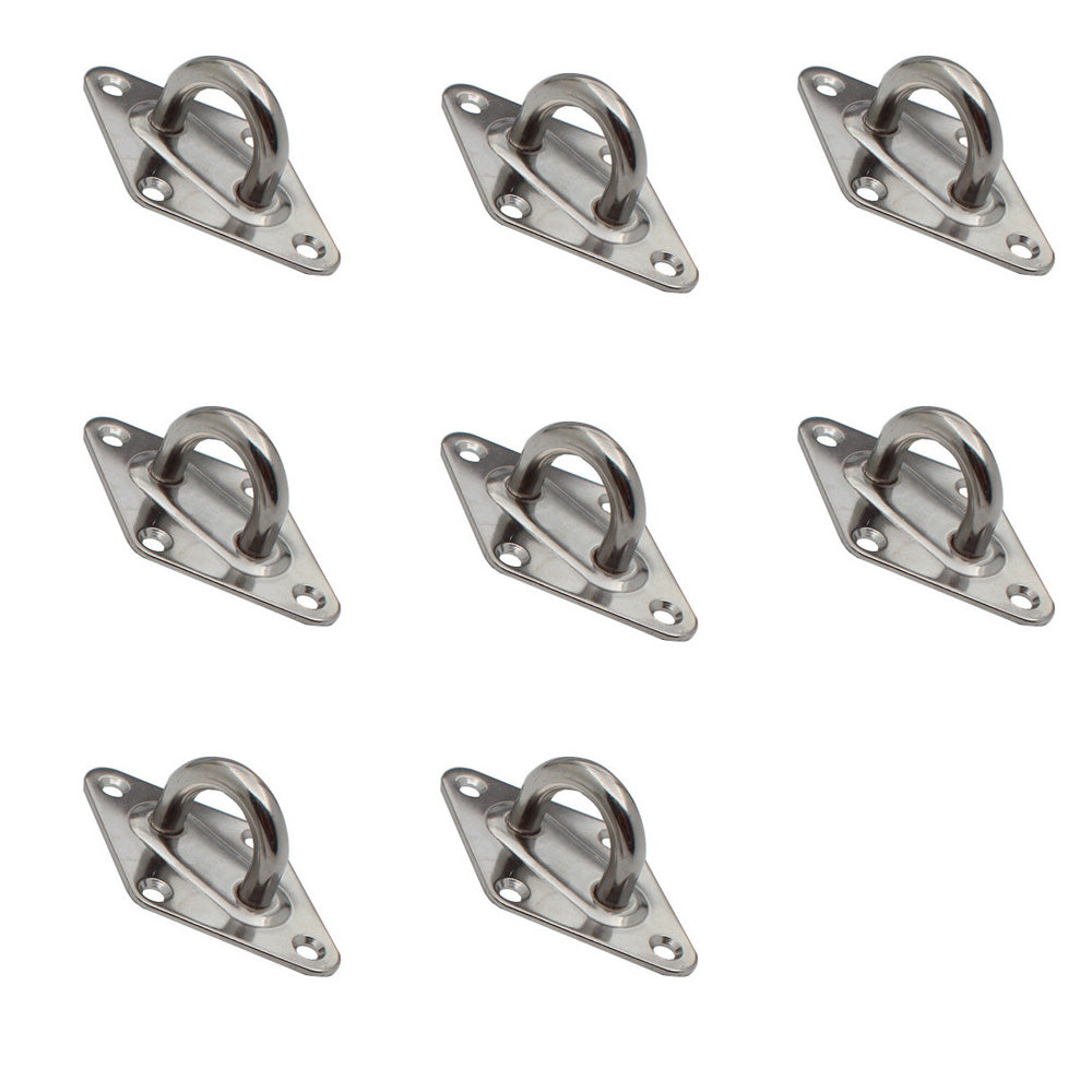 84 pcs Stainless Steel Sun Shade Sail Accessory Wall Mounting Hardware Kit