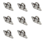 84 pcs Stainless Steel Sun Shade Sail Accessory Wall Mounting Hardware Kit