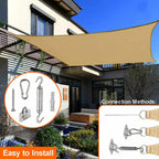 84 pcs Stainless Steel Sun Shade Sail Accessory Wall Mounting Hardware Kit
