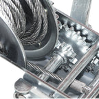 3000LBS self-locking Hand Winch  5mm x10m Steel Cable for Boat Trailer Truck