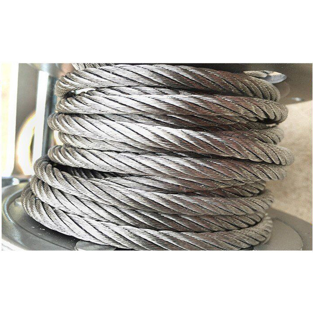 3000LBS self-locking Hand Winch  5mm x10m Steel Cable for Boat Trailer Truck