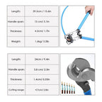 HX-50B 2x Heavy Duty crimping crimper hand ratchet terminal crimp pliers