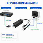 48V to 5V Gigabit PoE Splitter â€?USB-C 5V/3.5A Output