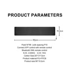 LED Automobile Display  LED Automobile Flexible Display 96*16 Pixels 90*19.2cm