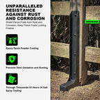 4 Pcs Fence Post Repair Kit Heavy Duty Fence Posts Anchor