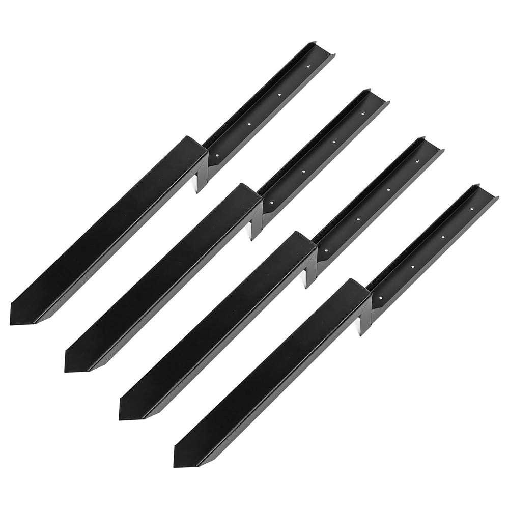 4 Pcs Fence Post Repair Kit Heavy Duty Fence Posts Anchor
