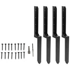 4 Pcs Fence Post Repair Kit Heavy Duty Fence Posts Anchor