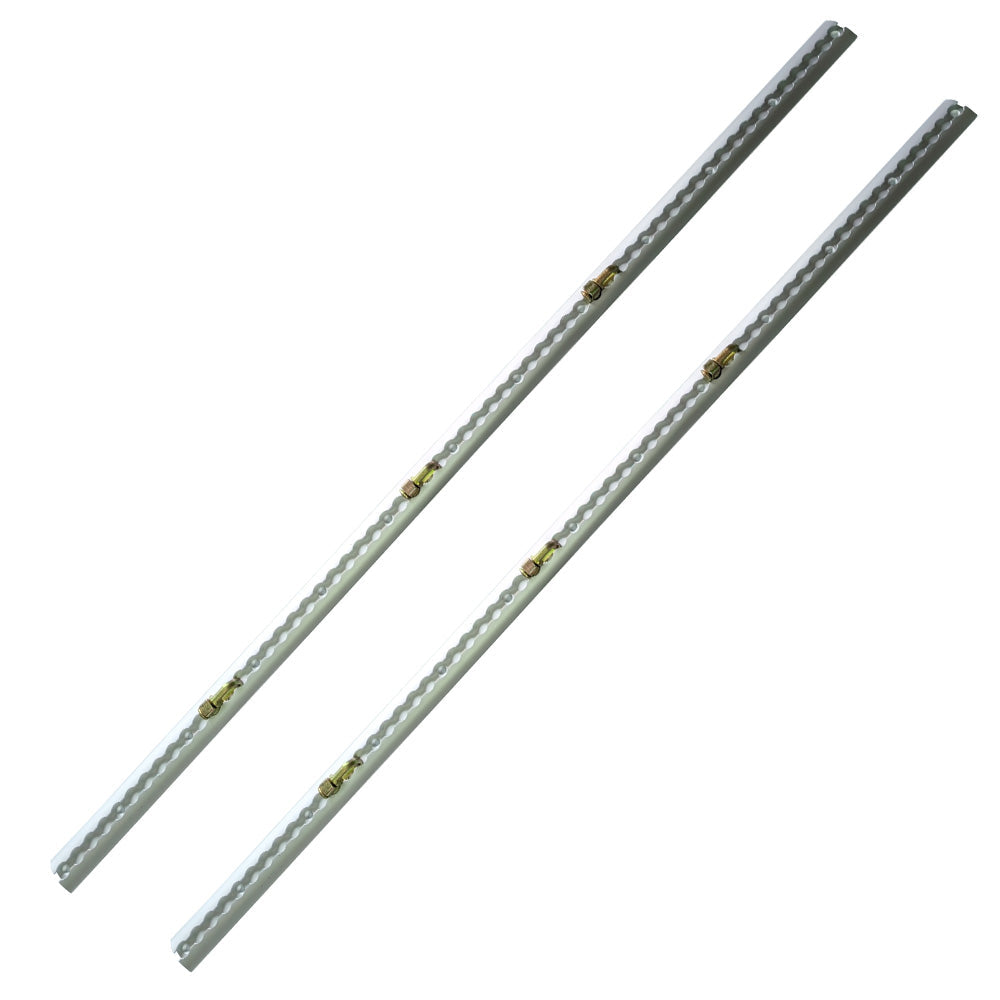 2Pcs 1.5M Sloped Edges Anchor Track 6 pcs Double Stud Fittings