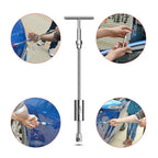 Auto Dent Repair Kit Slide Hammer T-bar Dent Puller with 24 PC Puller Tabs