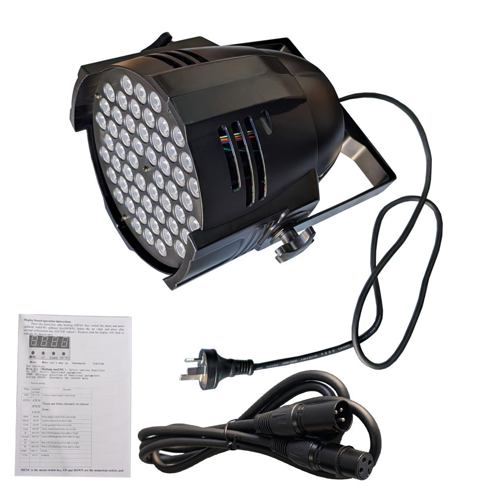 Professional LED Stage Light - RGB 54 x 3W Master-Slave Control