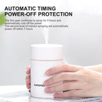 300ml USB Mini Humidifier Desktop Misting Aroma Diffuser with Night Light Auto Power Off Air Humidifier Car Interior Accessories