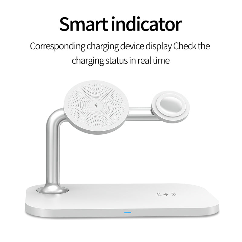OJD-85 3 IN 1 Magnetic Wireless Charger Stand 15W Wireless Charger