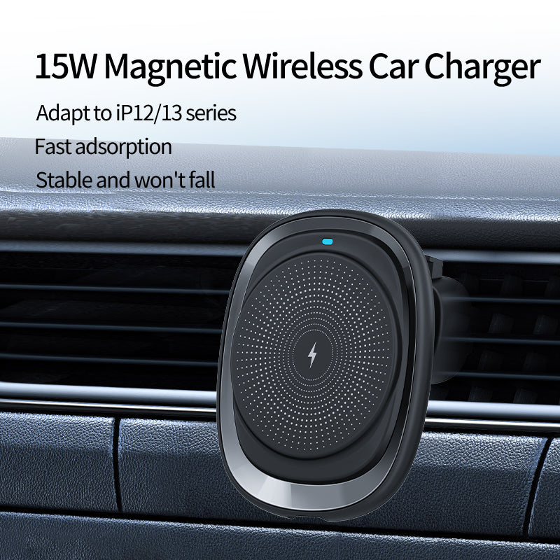OJD-78 Magnetic Car Vehicle Air Outlet Fast Charging Mobile Phone Wireless Charger for iPhone 12 Series