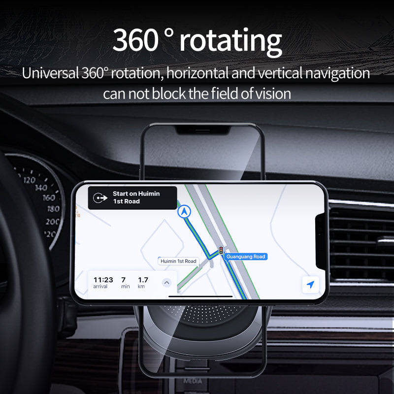 OJD-78 Magnetic Car Vehicle Air Outlet Fast Charging Mobile Phone Wireless Charger for iPhone 12 Series