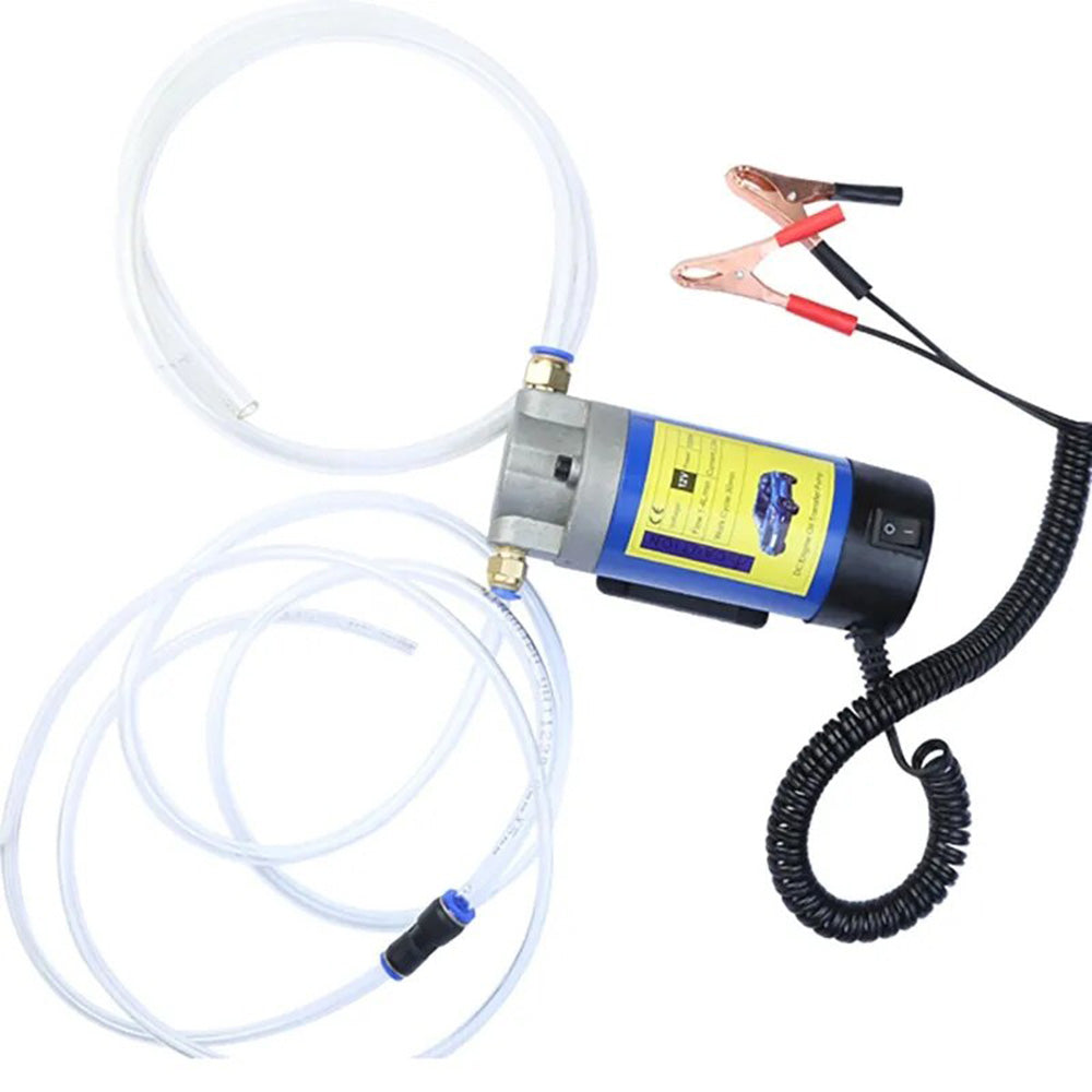 DC 12V Electric Suction Transfer Change Pump Motor Oil Diesel Extractor Pump