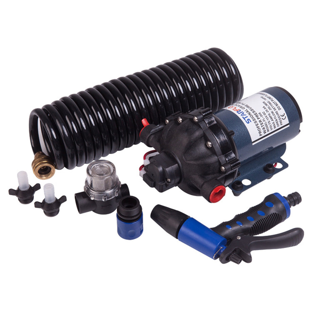 DC 12V 20LPM &nbsp;70PSI deck wash mini bike car wash water pump kit