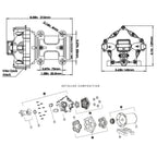 DC 12V 20LPM &nbsp;70PSI deck wash mini bike car wash water pump kit