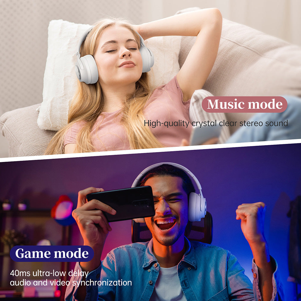 Fingertime P1 Bluetooth Game Headset Deep Bass Low Latency Game Mode