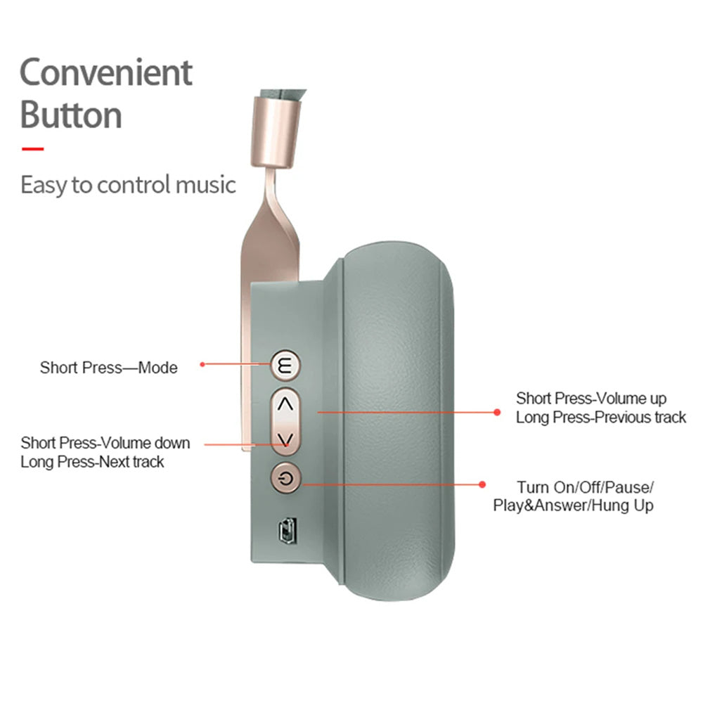 Fingertime P3 Bluetooth Game Headset ENC call noise reduction Low latency