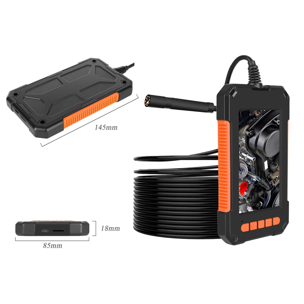 P40 8mm Single  Lens Industrial Endoscope 1080P HD 4.3 LCD  With 10m Hard Wire