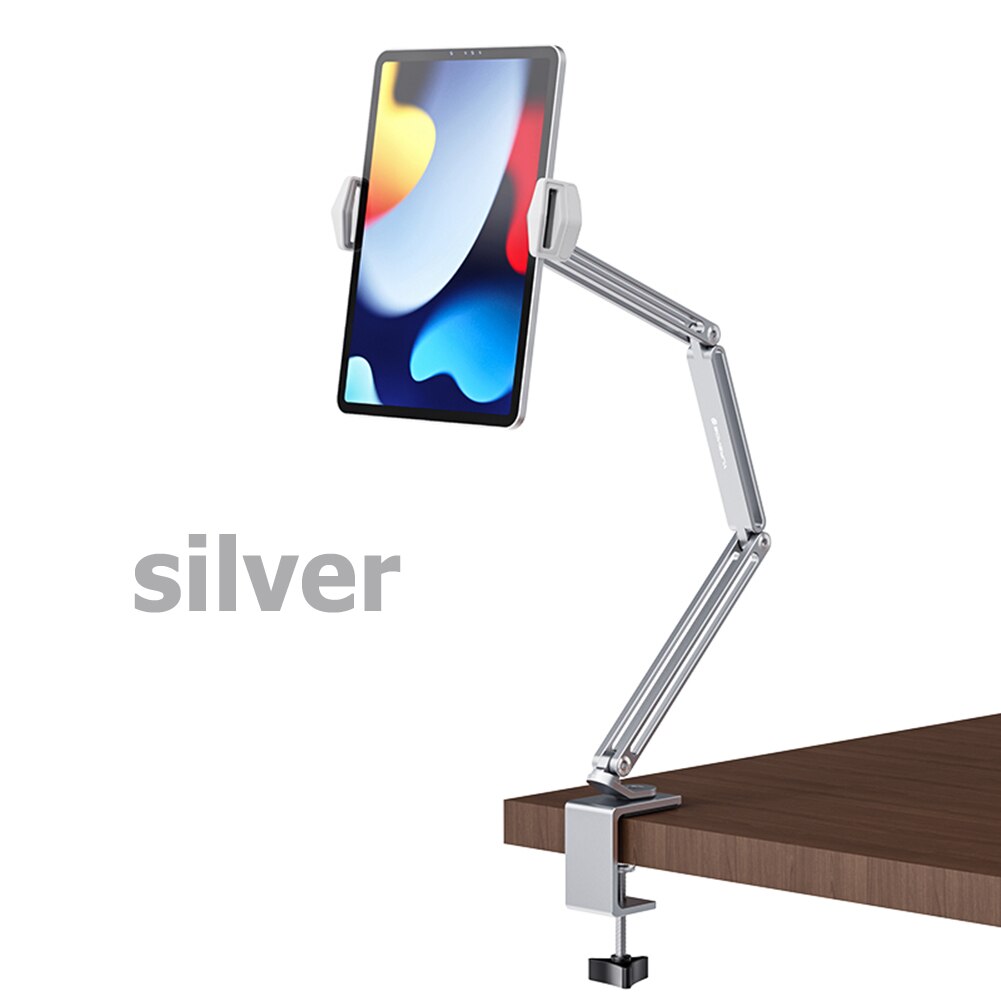 Adjustable Bed Tablet Phone Holder Desk Flexible Long Arm Lazy Clip Bracket