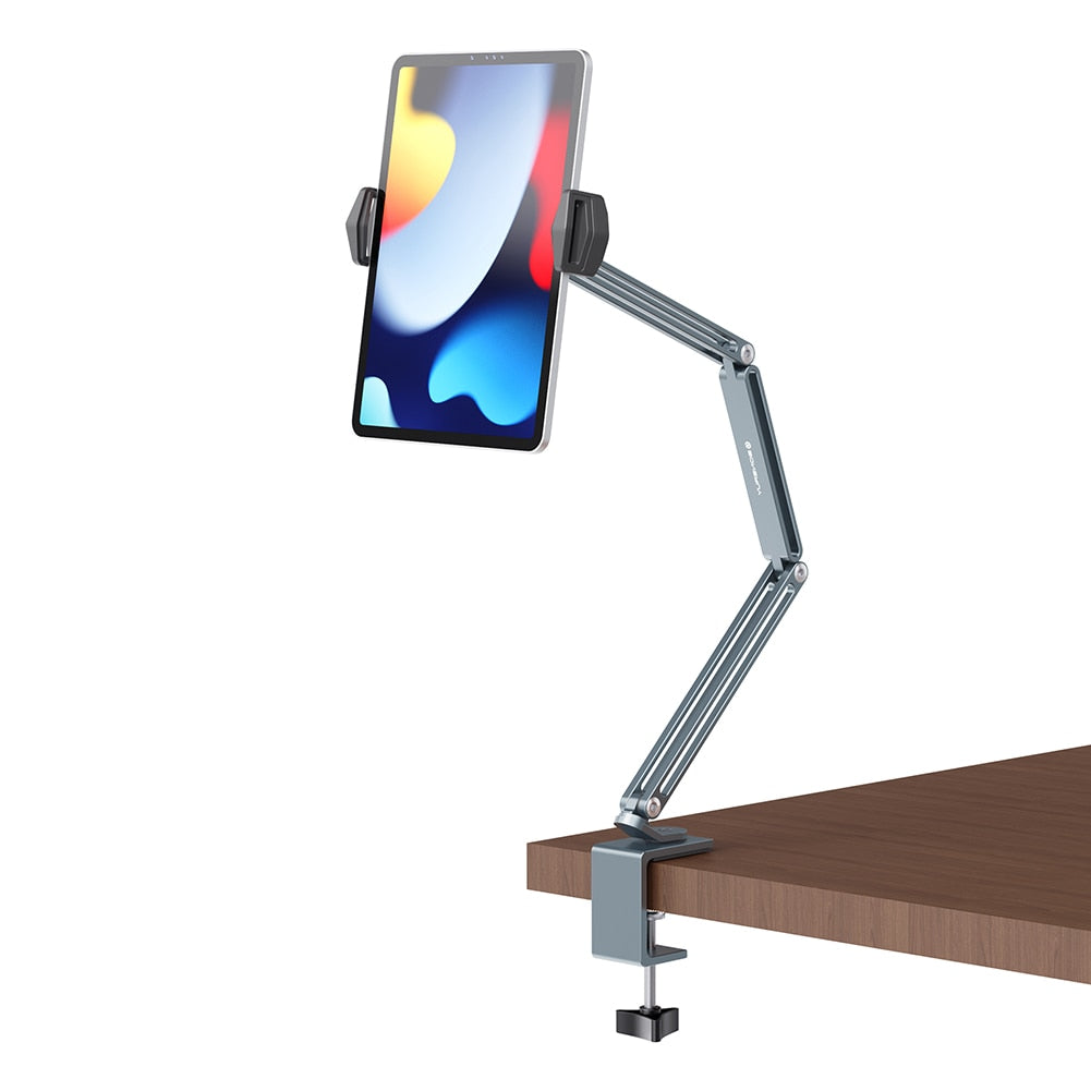 Adjustable Bed Tablet Phone Holder Desk Flexible Long Arm Lazy Clip Bracket