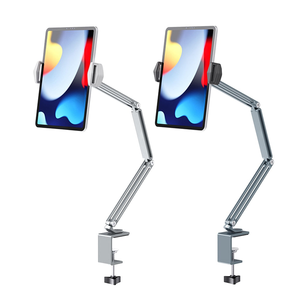 Adjustable Bed Tablet Phone Holder Desk Flexible Long Arm Lazy Clip Bracket