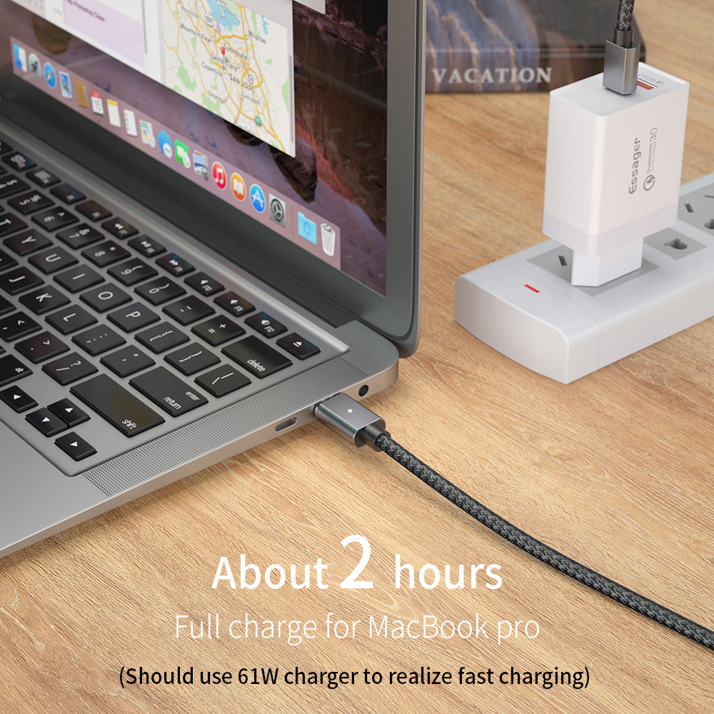 PD 100W Quick Magnetic Charger Cable 1.5m Type-C to Type-C