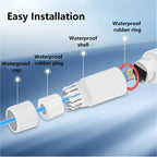 POE Splitter 48V to 12V Waterproof Adapter Cable For CCTV IP Camera