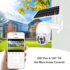 Q6 3MP Wifi Low Power Built-in Battery Starlight Night Vision Solar Powered IP Camera