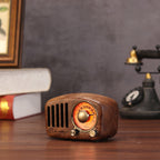 R-919 FM Bluetooth TF Card AUX Portable Vintage Radio Speaker