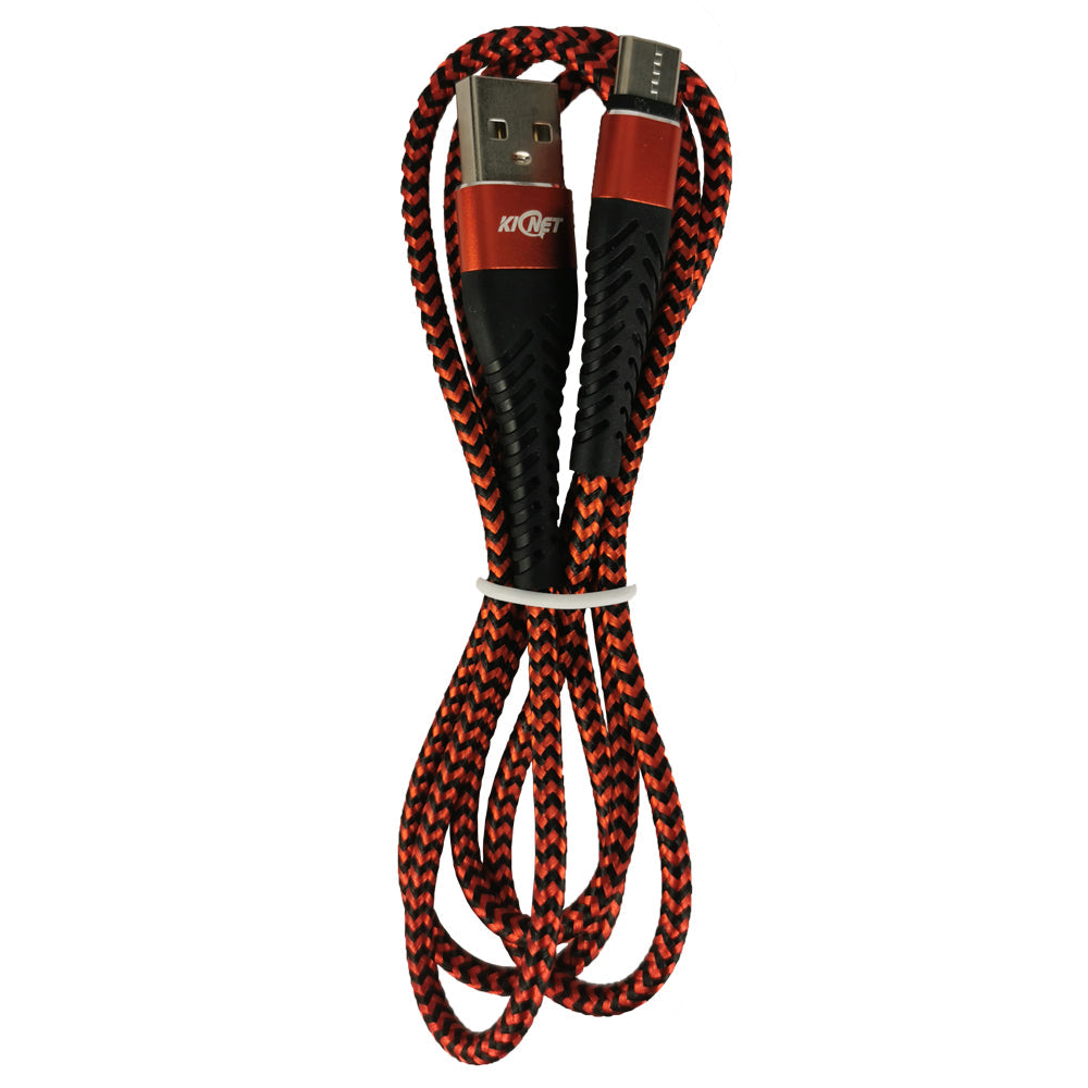 Type-C Mermaid Red & Black Charging Cable