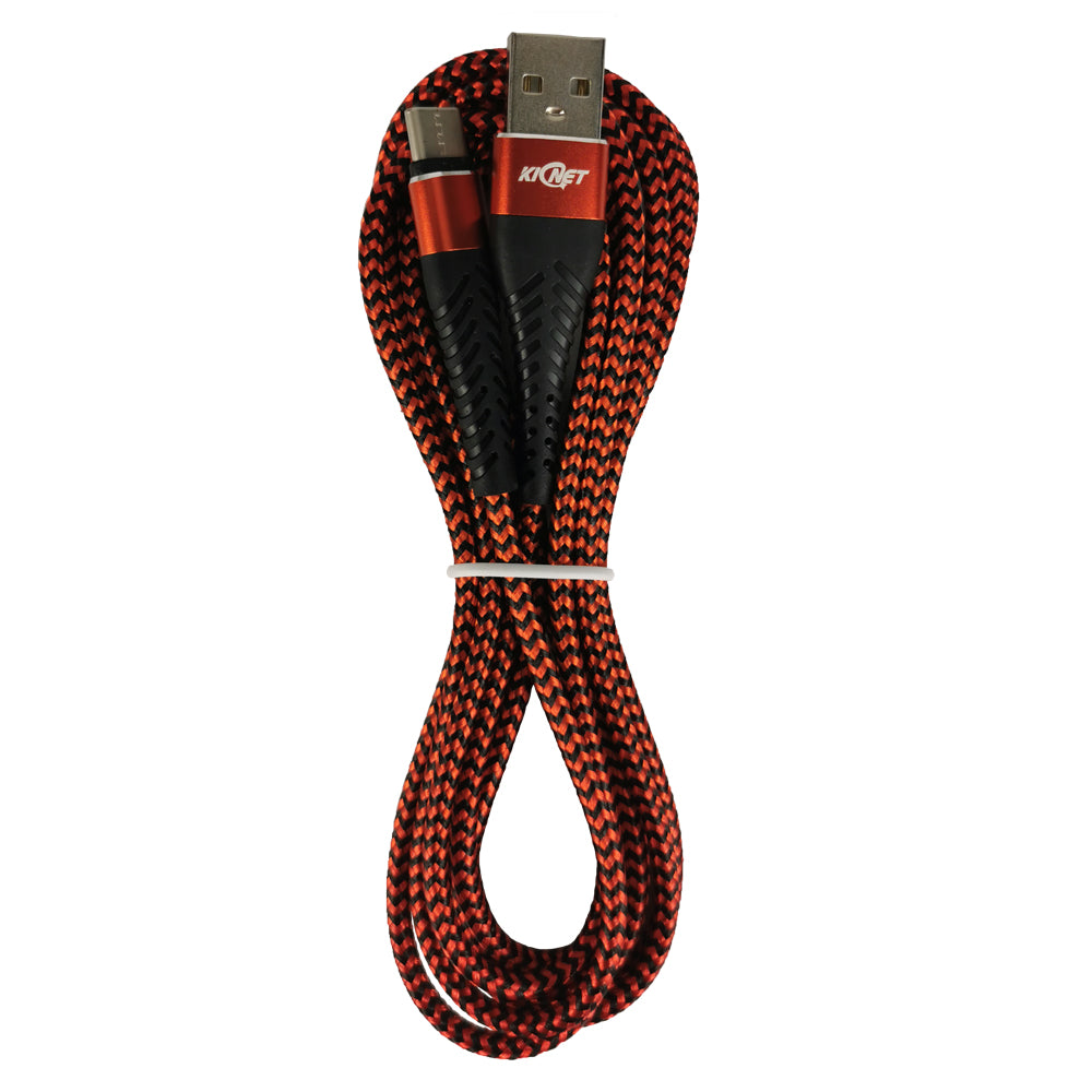 Type-C Mermaid Red & Black Charging Cable