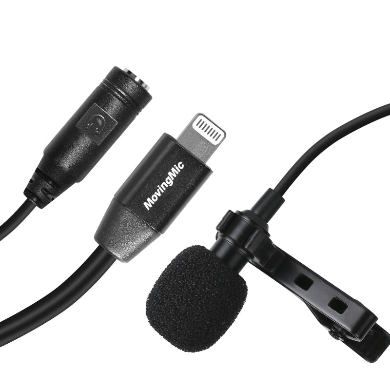 RL3 PRO Lavalier Microphone for Smartphones iPad and iPod touch