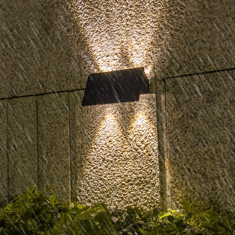 YH0616 Waterproof Outdoor Lamp Wall Mounted Led Solar Up And Down Wall