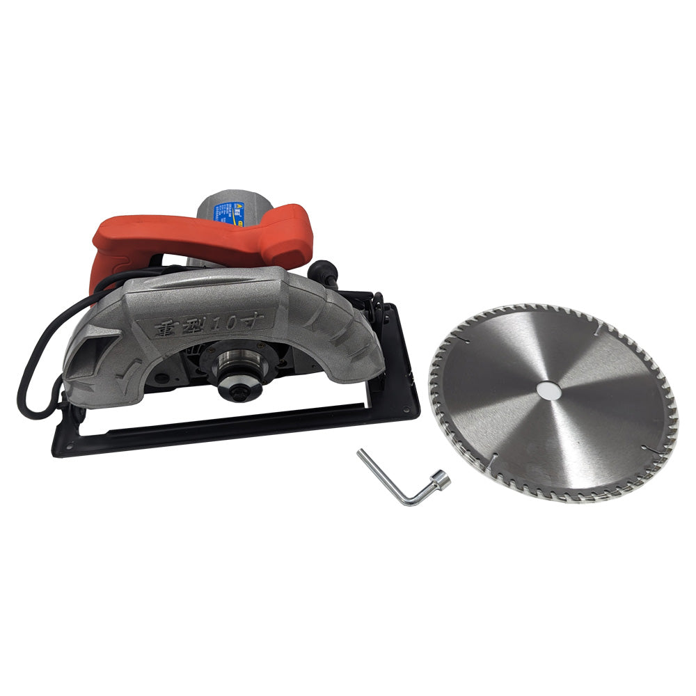 10 Inch Electric Circular Saw Woodworking Multifunctional Cutting Flip Table Saw