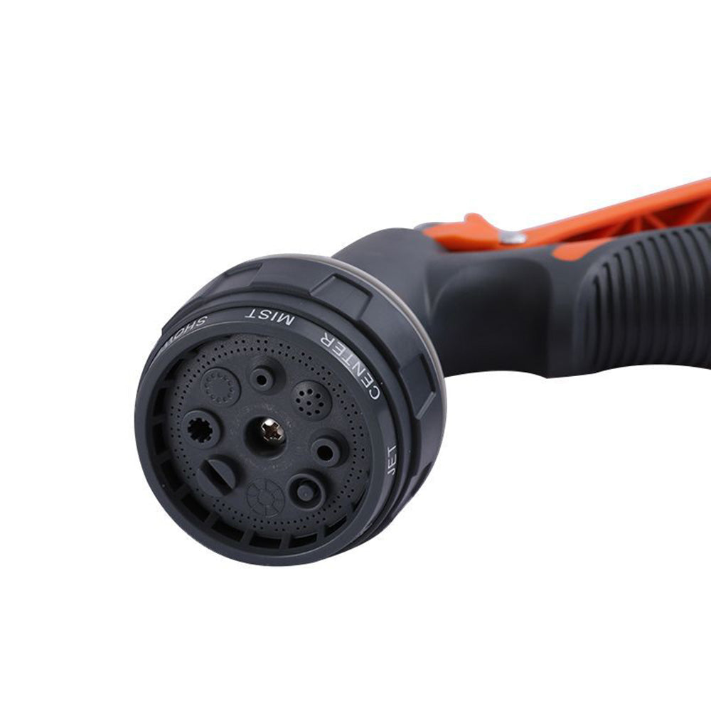 Garden Hose Spray Gun Set 8 Adjustable Patterns High Pressure Water Gun Nozzle