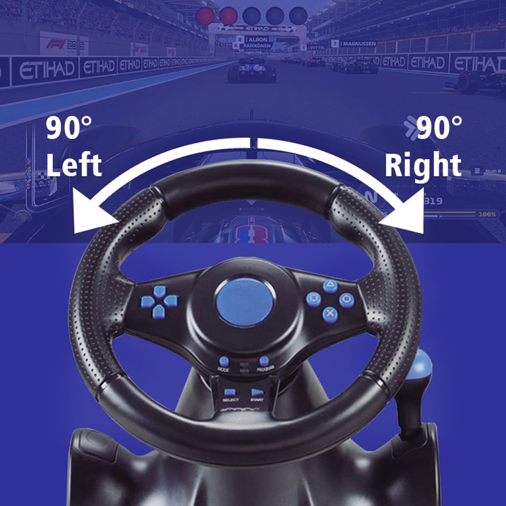 Steering Wheel Controller for Nintendo Switch PC PS3 PS4 Xbox 7 in 1 Racing Game