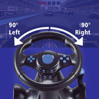 Steering Wheel Controller for Nintendo Switch PC PS3 PS4 Xbox 7 in 1 Racing Game