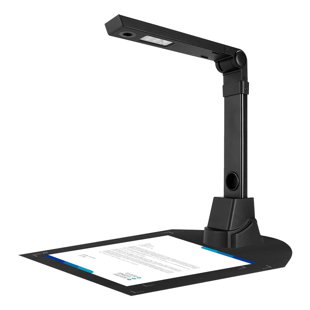 Foldable HD Document Camera Scanner 16MP A3 & A4 Scanning Size LED Light